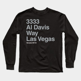 Las Vegas Raiders Football Stadium Long Sleeve T-Shirt